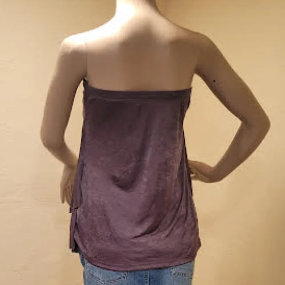 Studio Y (Maurices) Sleeveless silky flowy layered women's top - Size Medium - Picture 4 of 8